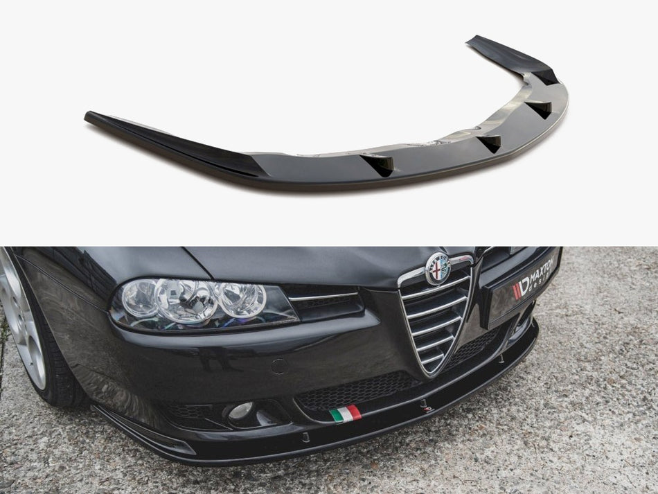 Maxton Design Front Splitter Alfa Romeo 156 Facelift (2003-2006) - AL-156F-FD1G - Image 1