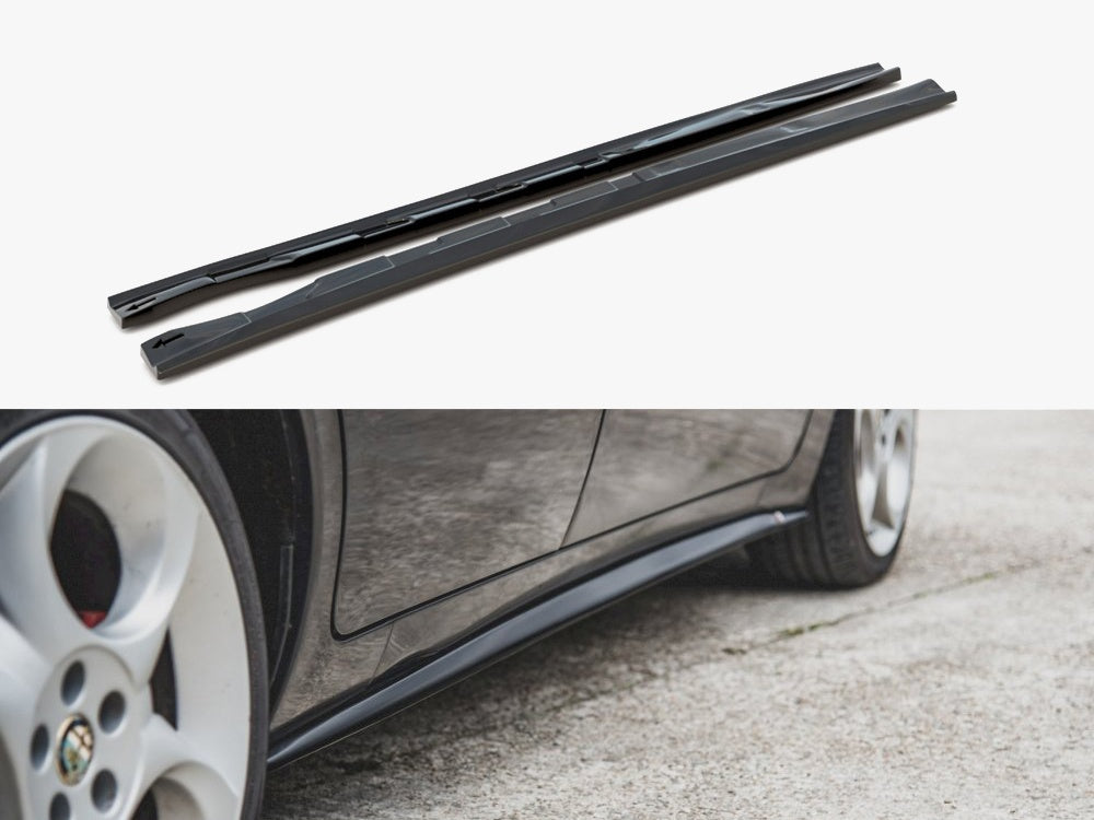 Maxton Design Side Skirts Diffusers Alfa Romeo 156 Facelift (2003-2006) - AL-156F-SD1G - Image 1
