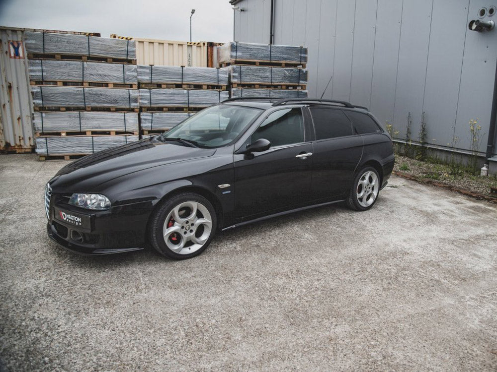 Side Skirts Diffusers Alfa Romeo 156 Facelift (2003-2006) - Textured