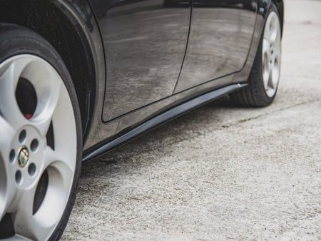 Side Skirts Diffusers Alfa Romeo 156 Facelift (2003-2006) - Carbon Look