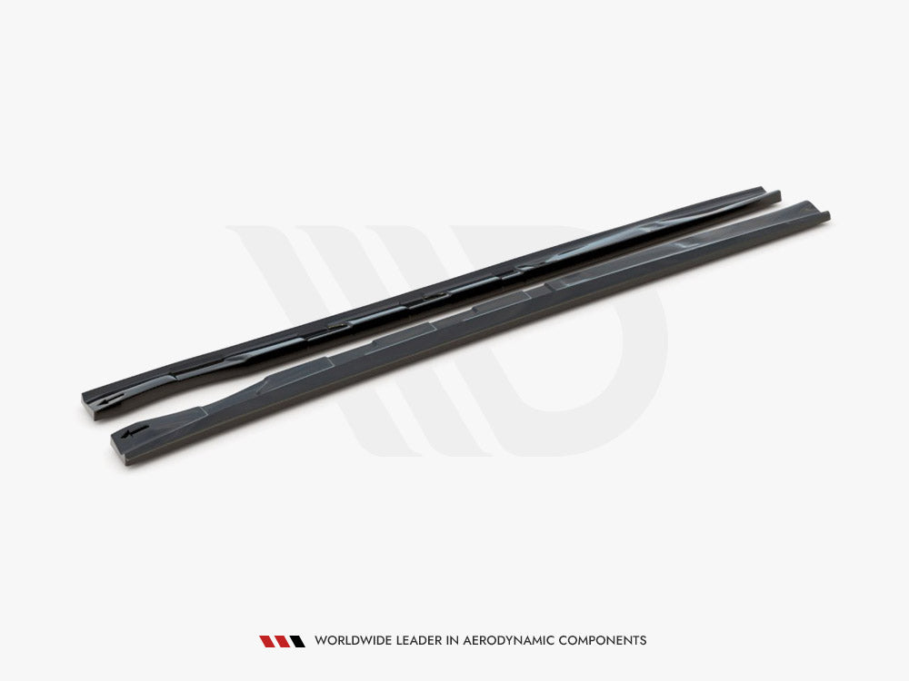 Maxton Design Side Skirts Diffusers Alfa Romeo 156 Facelift (2003-2006) - Textured - AL-156F-SD1T - Image 4