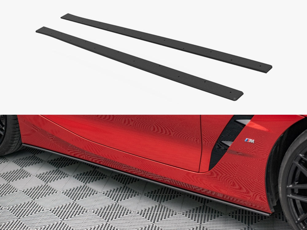Maxton Design Street PRO Side Skirts Diffusers Bmw Z4 M-pack G29 (2018-) - BMZ429MPACKCNC-SD1B - Image 1