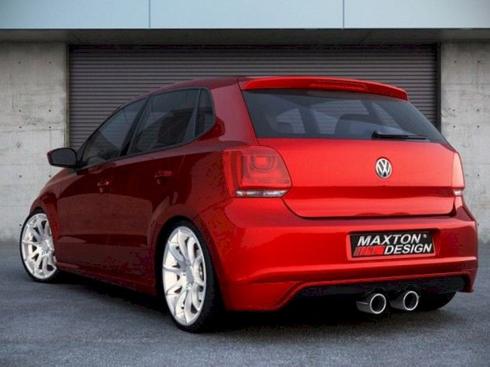 Maxton Design Exhaust TIPS VW Polo Mk5 (6R) Fits With Double Middle Exhaust Rear Valance - VW-PO-5-GTI-E1 - Image 4