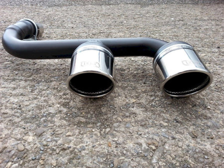 Maxton Design Exhaust TIPS VW Polo Mk5 (6R) Fits With Double Middle Exhaust Rear Valance - VW-PO-5-GTI-E1 - Image 2