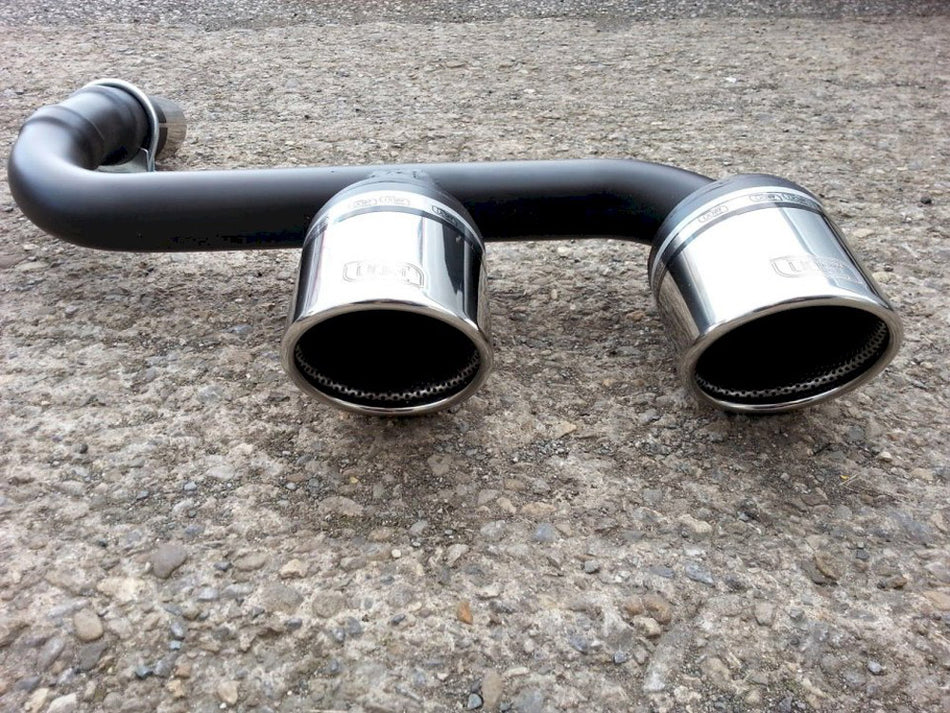 Maxton Design Exhaust TIPS VW Polo Mk5 (6R) Fits With Double Middle Exhaust Rear Valance - VW-PO-5-GTI-E1 - Image 2