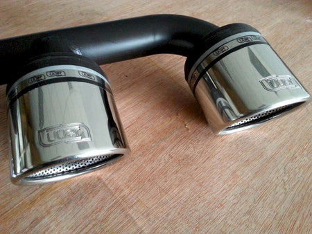 Maxton Design Exhaust TIPS VW Polo Mk5 (6R) Fits With Double Middle Exhaust Rear Valance - VW-PO-5-GTI-E1 - Image 3