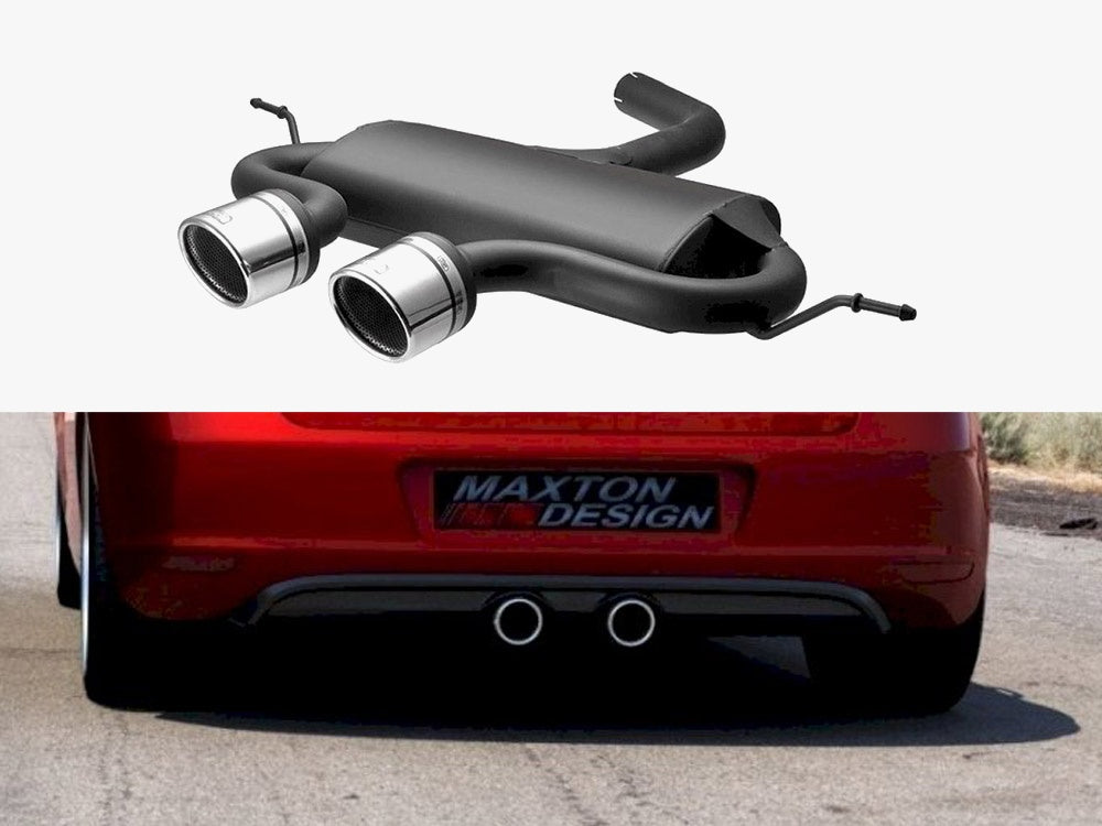 Maxton Design Exhaust Muffler For Volkswagen Golf Mk5 / Golf Mk6 - 129-319C/101RS-1 - Image 1