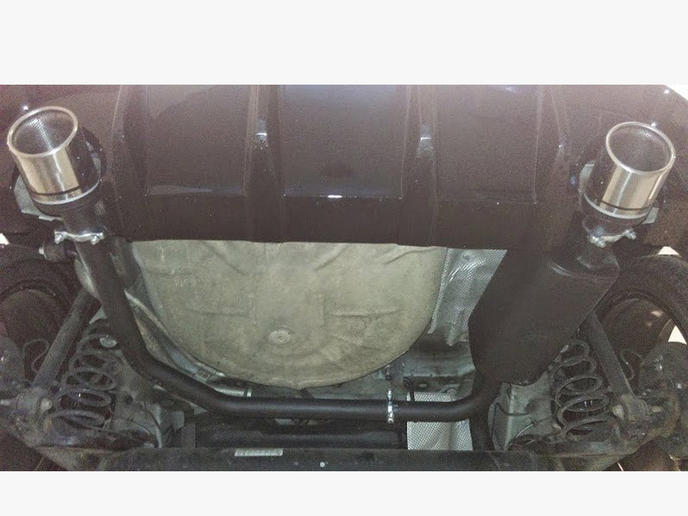 Maxton Design Ford Fiesta Mk7 HIGH Quality DUAL EXIT Stainless Steel Axle-back Exhaust System With Silencer And Exhaust Pipes - 50-FIESTA-EXHAUST - Image 3