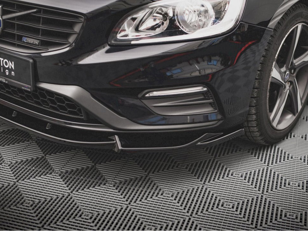 Maxton Design Front Splitter V1 Volvo S60 R-design MK2 (2014-2018) - VO-S60-2F-RDESIGN-FD1G - Image 3