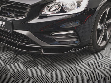 Maxton Design Front Splitter V1 Volvo S60 R-design MK2 (2014-2018) - VO-S60-2F-RDESIGN-FD1G - Image 3