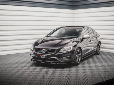 Maxton Design Front Splitter V2 Volvo S60 R-design MK2 (2014-2018) - VO-S60-2F-RDESIGN-FD2G - Image 2