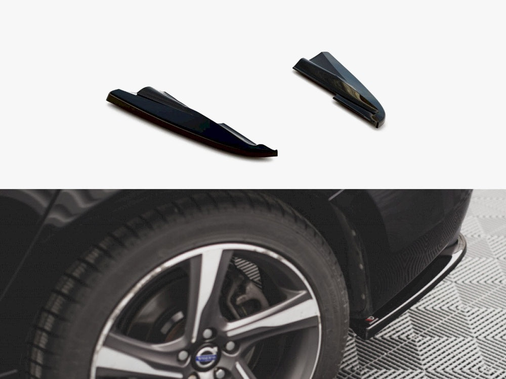 Maxton Design Rear Side Splitters Volvo S60 R-design MK2 (2014-2018) - VO-S60-2F-RDESIGN-RSD1G - Image 1