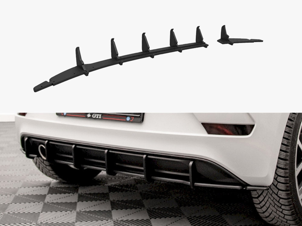 Maxton Design Street PRO Rear Diffuser VW UP GTI - VWUP1GTICNC-RS1B - Image 1