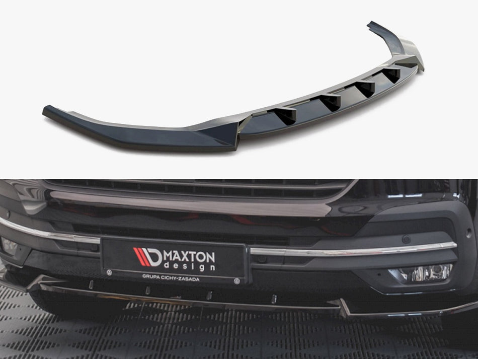 Maxton Design Front Splitter V.1 VW T6 Facelift (2019-) - VW-T6F-FD1G - Image 1