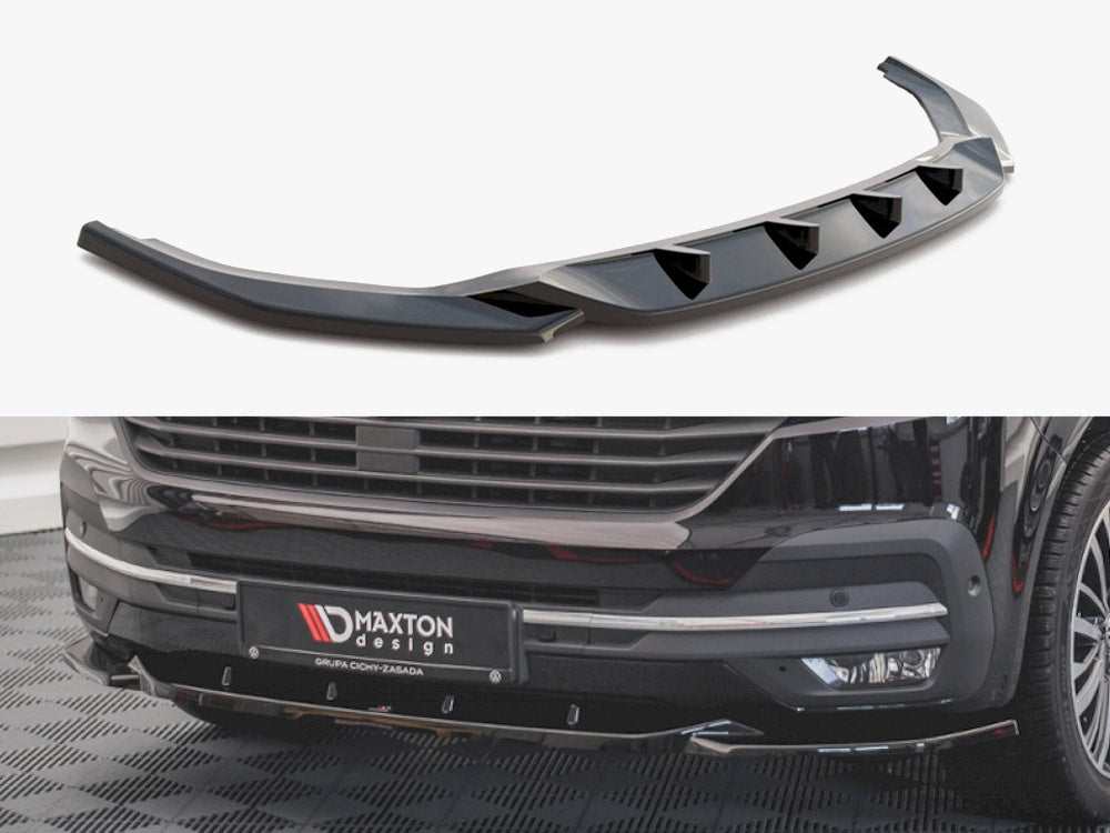 Maxton Design Front Splitter V.2 VW T6 Facelift (2019-) - VW-T6F-FD2G - Image 1