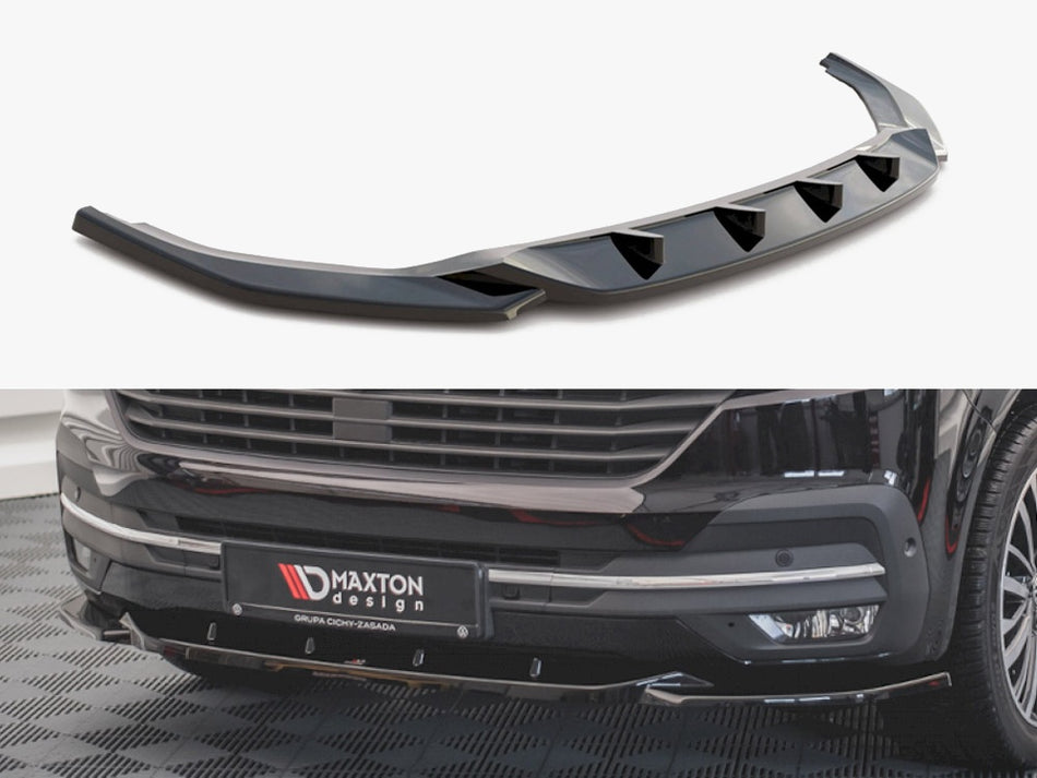Maxton Design Front Splitter V.2 VW T6 Facelift (2019-) - VW-T6F-FD2G - Image 1