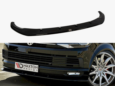 Maxton Design Front Splitter V.1 VW T6 (2015-19) - VW-T6-FD1G - Image 1