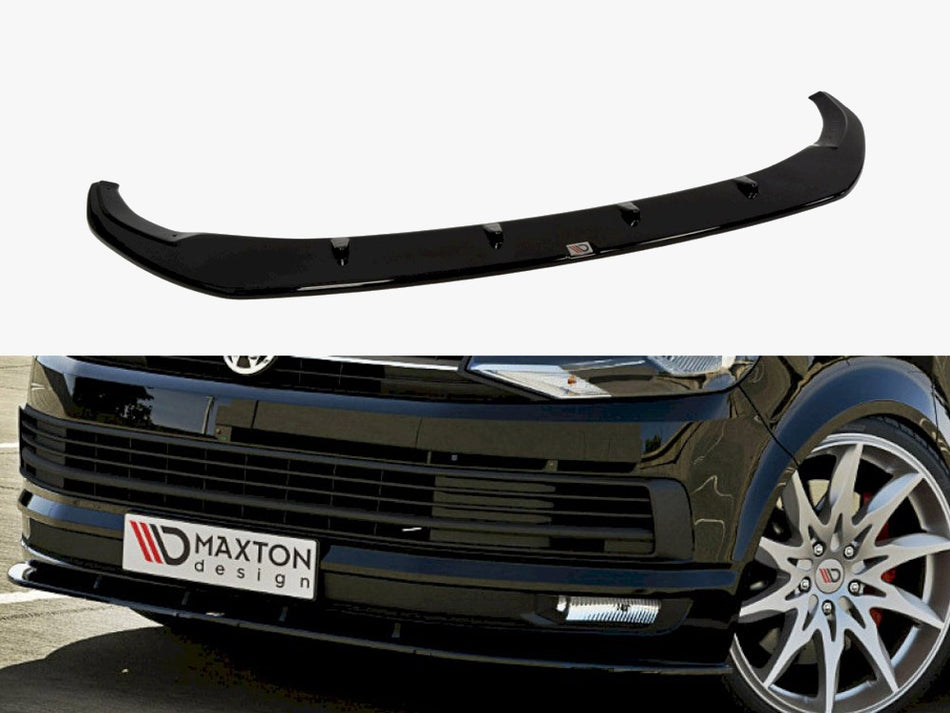 Maxton Design Front Splitter V.1 VW T6 (2015-19) - VW-T6-FD1G - Image 1