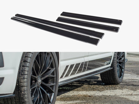 Maxton Design Side Skirts Diffusers VW T6 - VW-T6-SD1A+BG - Image 1