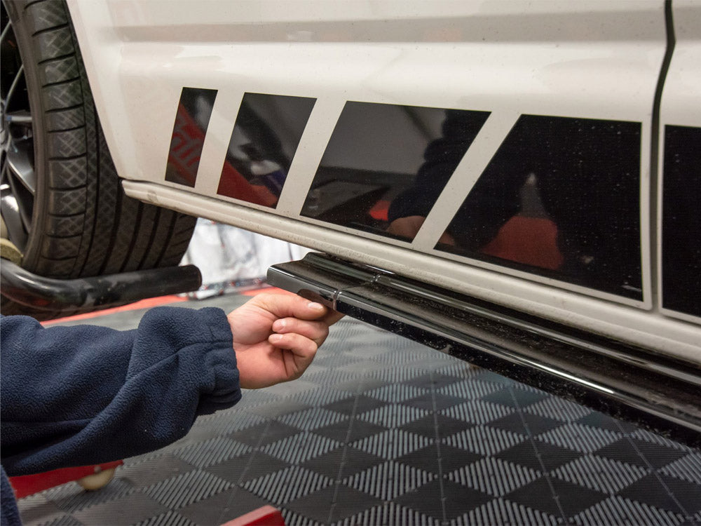 Maxton Design Side Skirts Diffusers VW T6 - Carbon Look - VW-T6-SD1A+BC - Image 5