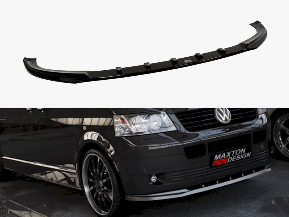 Maxton Design Front Splitter VW T5 (Preface) - VW-T5-FD1G - Image 1
