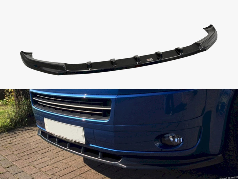 Maxton Design Front Splitter VW T5 (Facelift) - Carbon Look - VW-T5F-FD1C - Image 1