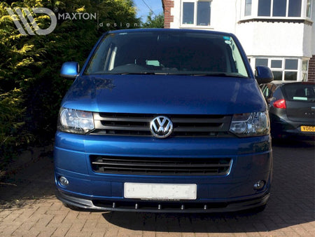 Maxton Design Front Splitter VW T5 (Facelift) - Carbon Look - VW-T5F-FD1C - Image 2