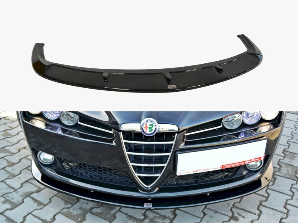 Maxton Design Front Splitter V.2 Alfa Romeo 159 - Carbon Look - AL-159-FD2C - Image 1
