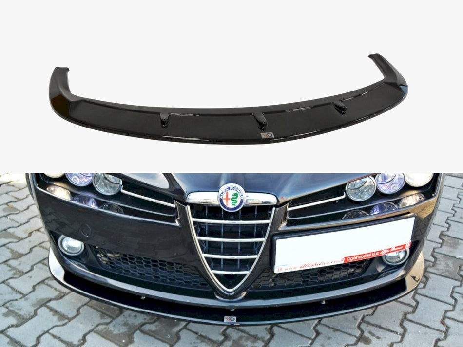 Maxton Design Front Splitter V.2 Alfa Romeo 159 - Carbon Look - AL-159-FD2C - Image 1