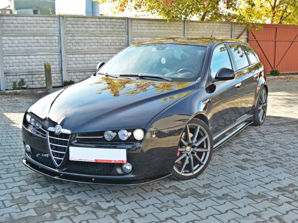 Maxton Design Front Splitter V.2 Alfa Romeo 159 - Carbon Look - AL-159-FD2C - Image 3
