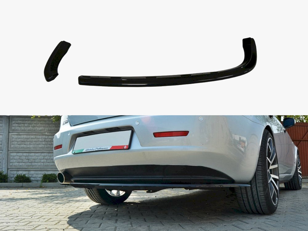Central Rear Splitter Alfa Romeo 159 (Without Vertical Bars) - Textured