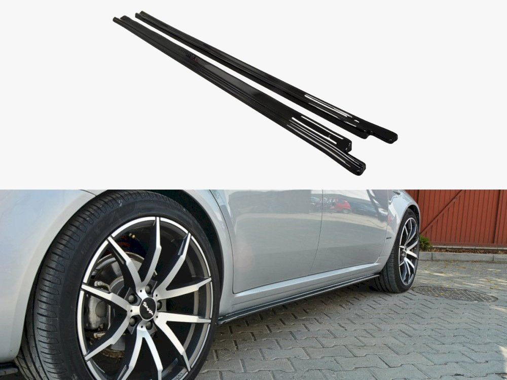 Maxton Design Side Skirts Diffusers Alfa Romeo 159 - Gloss Black - AL-159-SD1G - Image 1