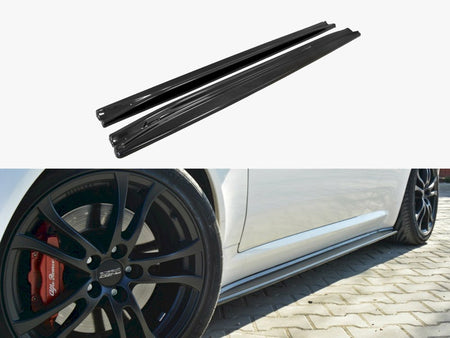Side Skirts Diffusers Alfa Romeo Brera (2005-2010) - Textured