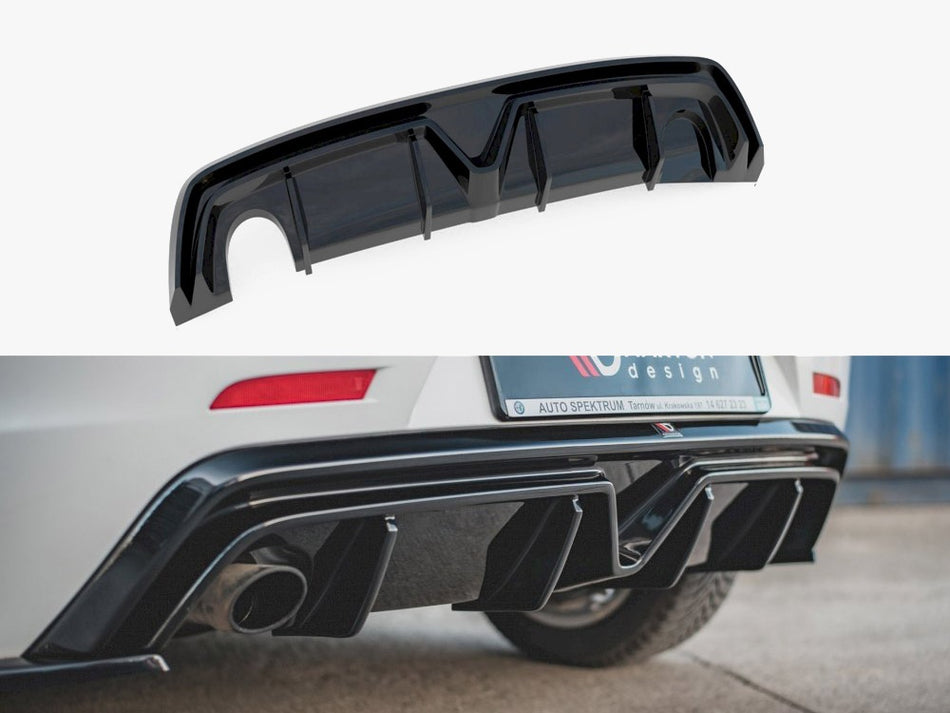 Maxton Design Rear Valance Alfa Romeo Giulietta (Single Exhaust Version) - AL-GU-1F-RS1GO__ - Image 1