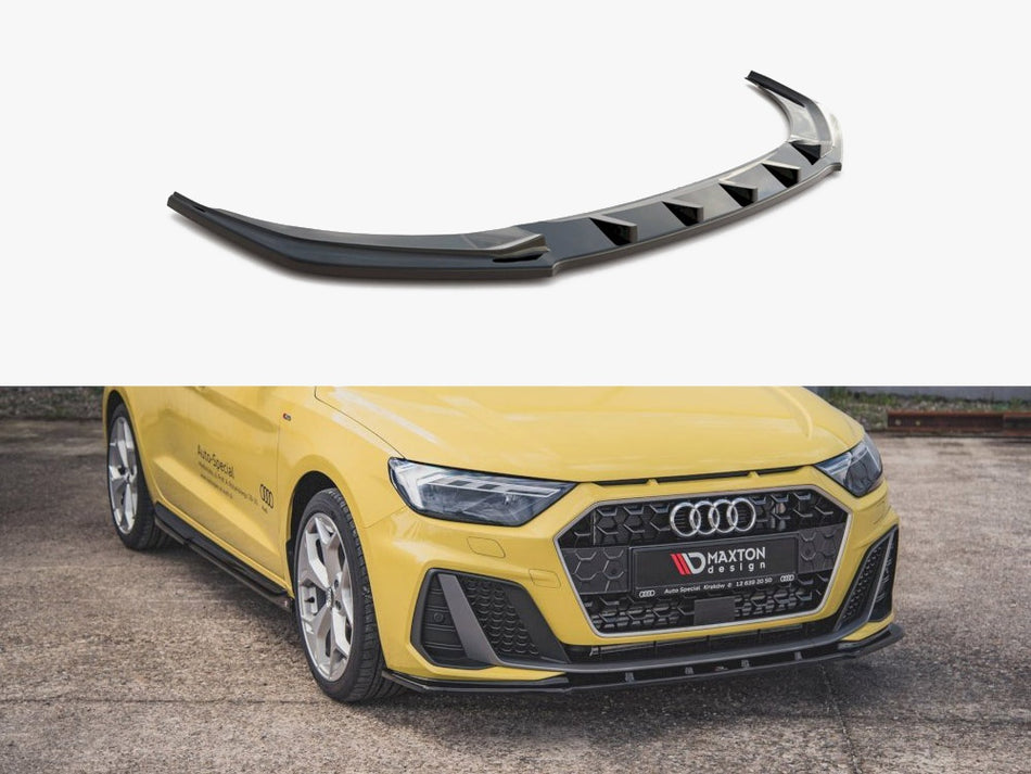 Maxton Design Front Splitter V.1 Audi A1 S-Line GB (2018-) - AU-A1-GB-SLINE-FD1G - Image 1
