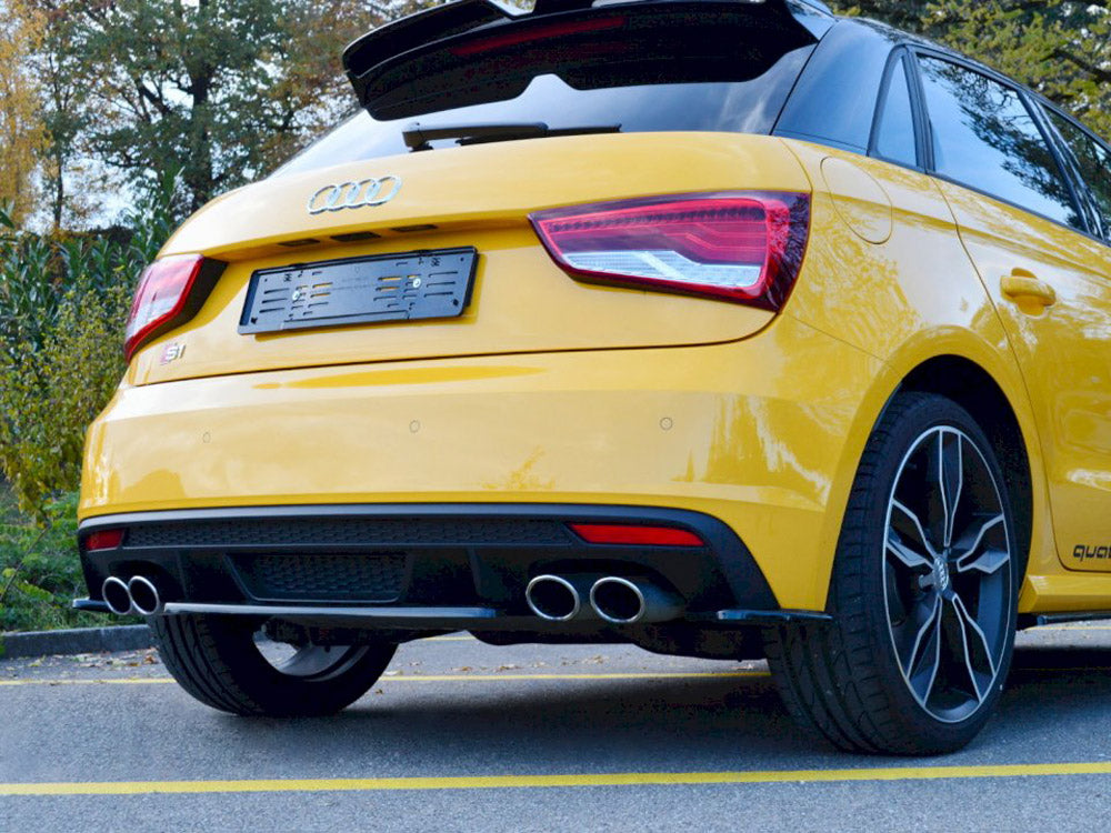 Maxton Design Rear Central Splitter Audi S1 Mk1 (2014-2018) - Textured - AU-S1-1-RD1T - Image 2