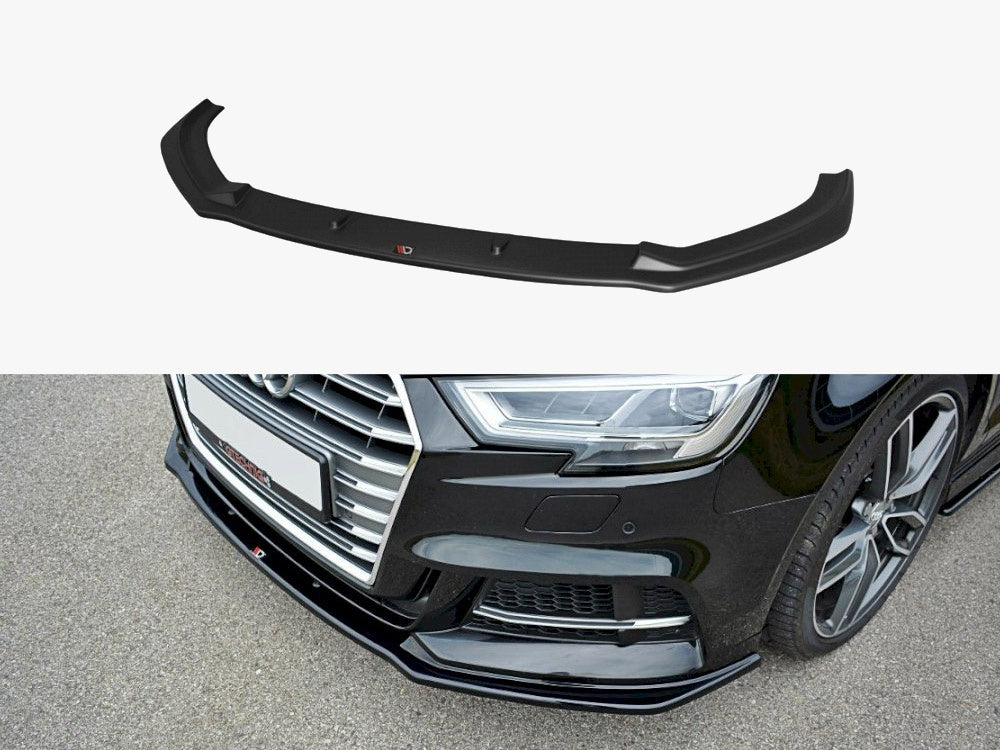 Maxton Design Front Splitter V.1 Audi S3 / A3 S-Line Hatchback / Sportback 8V Facelift - AU-S3-3F-FD1G - Image 1