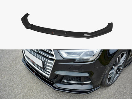 Maxton Design Front Splitter V.1 Audi S3 / A3 S-Line Hatchback / Sportback 8V Facelift - AU-S3-3F-FD1G - Image 1