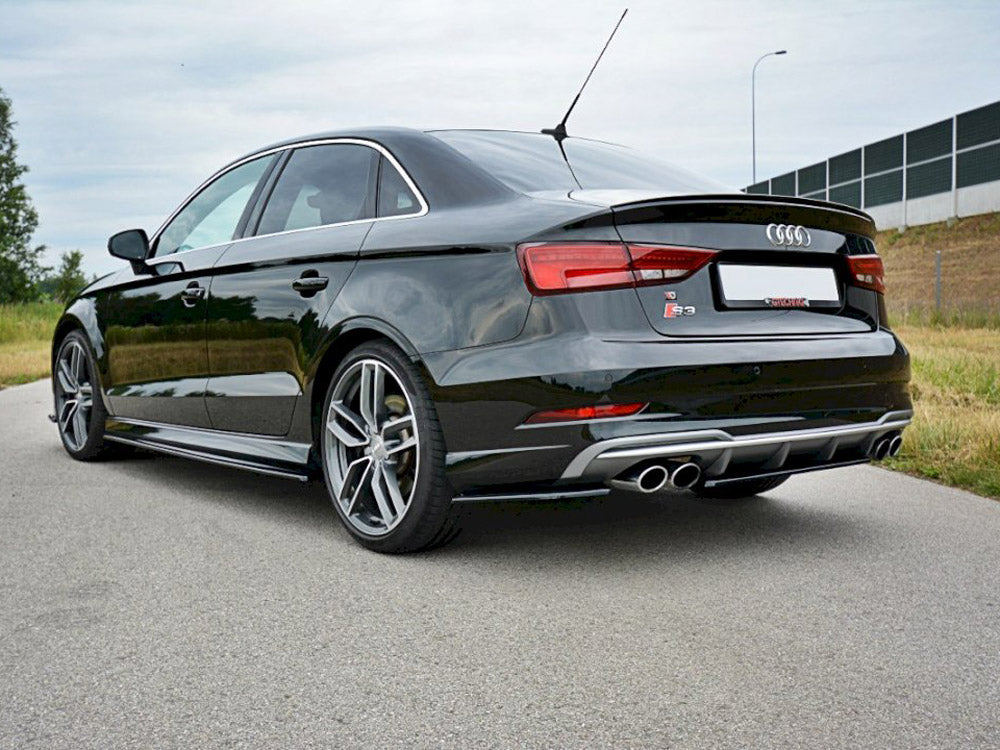 Maxton Design Rear Side Splitters Audi S3 / A3 S-line 8V FL Sedan - AU-S3-3F-S-RSD1G - Image 2