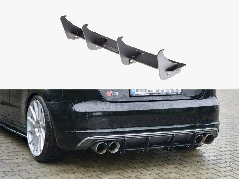 Maxton Design Rear Diffuser Audi S3 8V Hatchback / Sportback - AU-S3-3-CNC-RS1A - Image 1