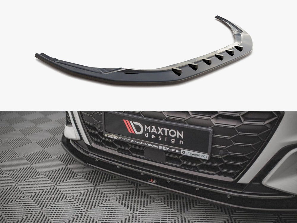 Maxton Design Front Splitter V.1 Audi S3 / A3 S-Line 8Y - AU-A3-8Y-SLINE-FD1G - Image 1