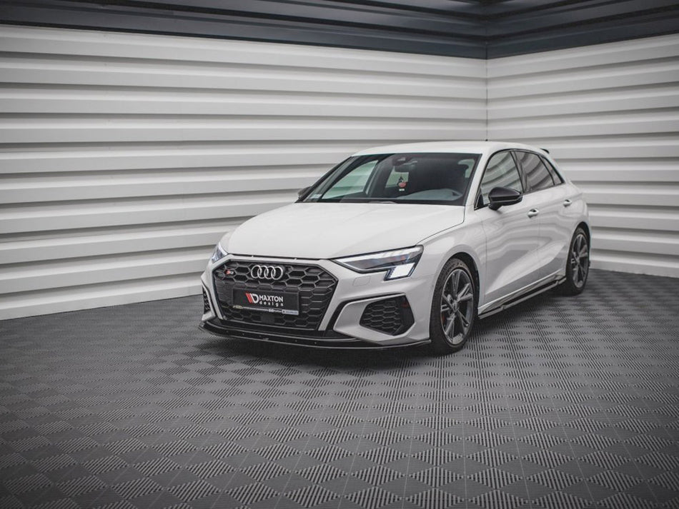 Maxton Design Front Splitter V.1 Audi S3 / A3 S-Line 8Y - AU-A3-8Y-SLINE-FD1G - Image 2