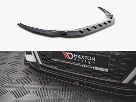 Maxton Design Front Splitter V.2 Audi S3 / A3 S-Line 8Y - AU-A3-8Y-SLINE-FD2G - Image 1