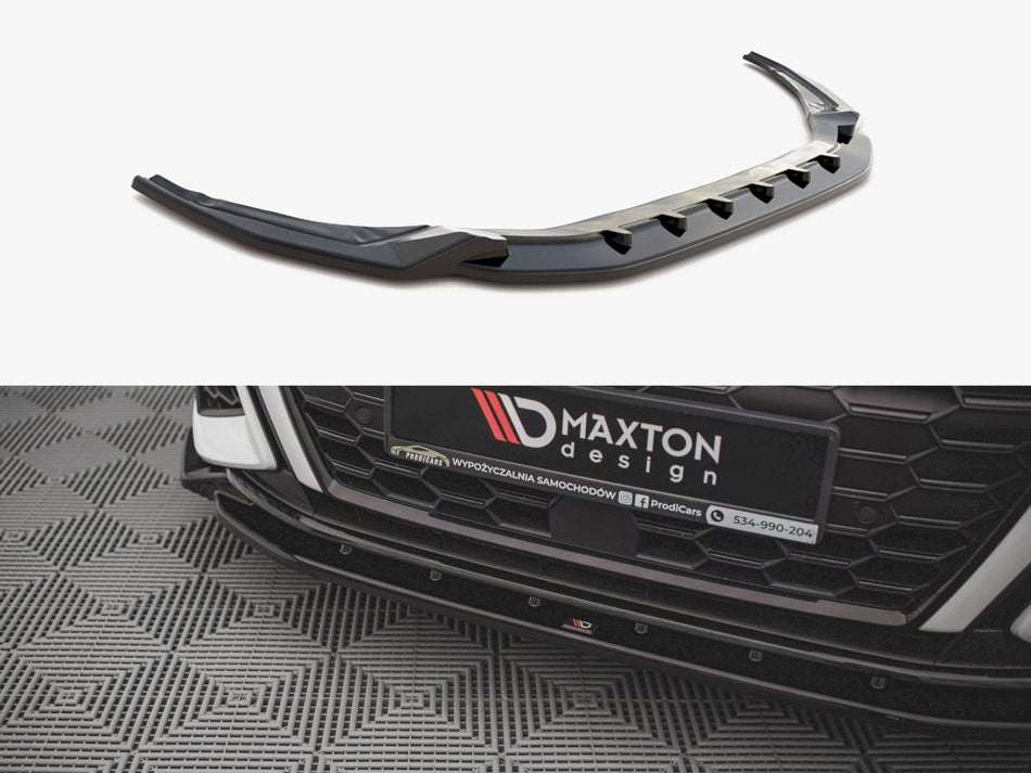 Maxton Design Front Splitter V.2 Audi S3 / A3 S-Line 8Y - AU-A3-8Y-SLINE-FD2G - Image 1