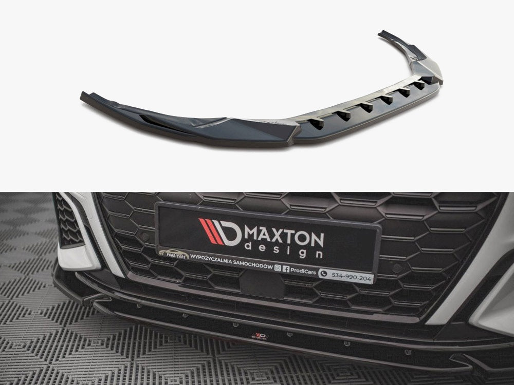 Maxton Design Front Splitter V.3 Audi S3 / A3 S-Line 8Y - AU-A3-8Y-SLINE-FD3G - Image 1