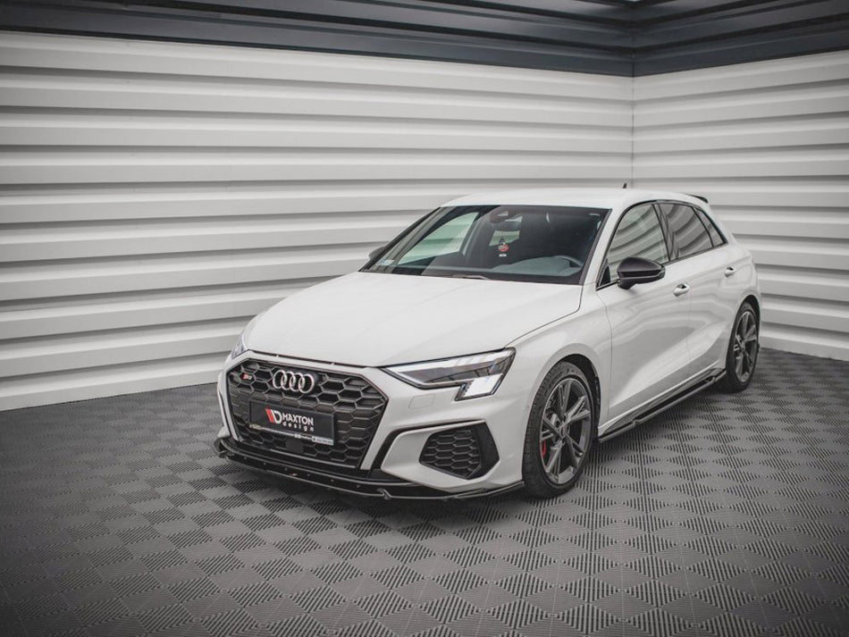 Maxton Design Front Splitter V.3 Audi S3 / A3 S-Line 8Y - AU-A3-8Y-SLINE-FD3G - Image 2