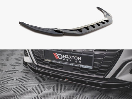 Maxton Design Front Splitter V.4 Audi S3 / A3 S-Line 8Y - AU-A3-8Y-SLINE-FD4G - Image 1