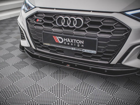 Maxton Design Front Splitter V.4 Audi S3 / A3 S-Line 8Y - AU-A3-8Y-SLINE-FD4G - Image 3