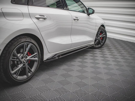 Maxton Design Side Skirts Diffusers V.1 Audi S3 / A3 S-Line 8Y - AU-A3-8Y-SLINE-SD1G - Image 3