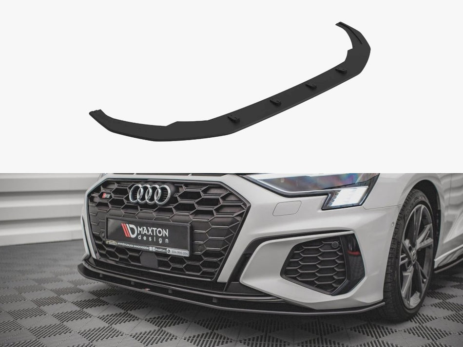 Maxton Design Street PRO Front Splitter Audi S3 / A3 S-Line 8Y - AUA38YSLINECNC-FD1B - Image 1